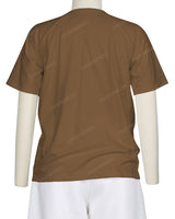 Button Shoulder Raglan T-Shirt