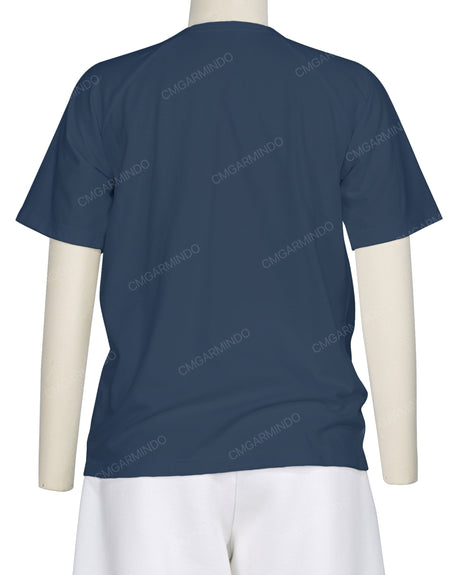 Button Shoulder Raglan T-Shirt