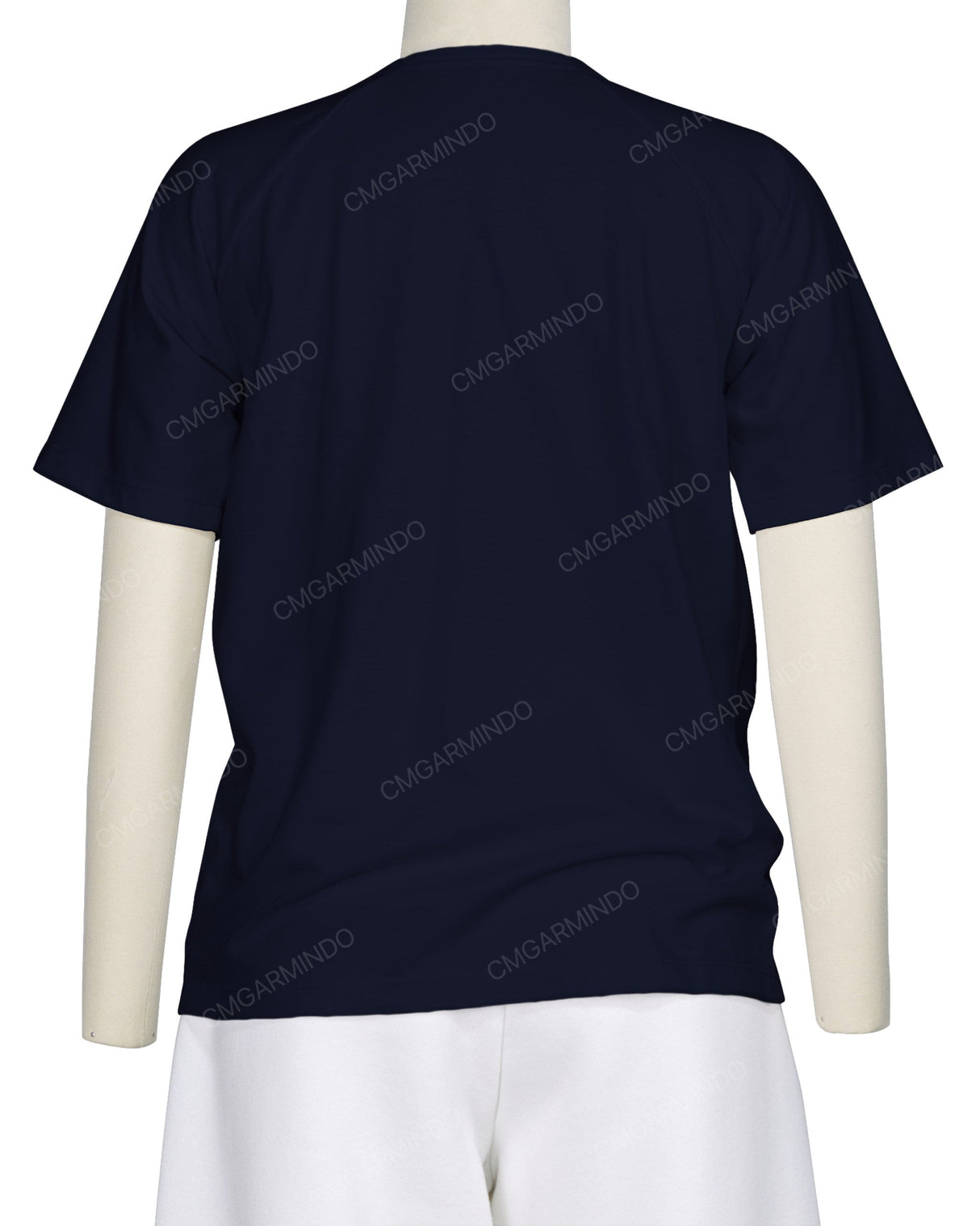Button Shoulder Raglan T-Shirt