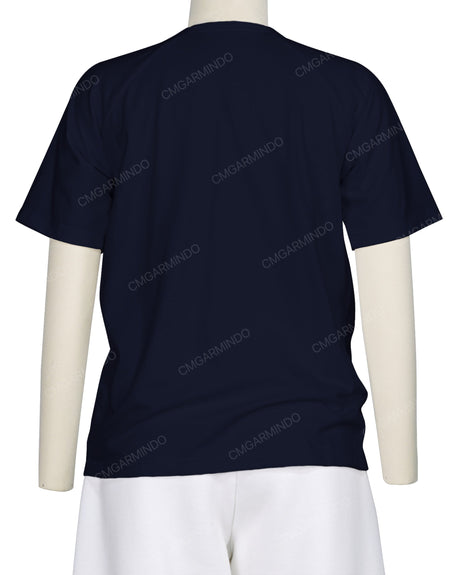 Button Shoulder Raglan T-Shirt