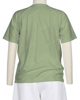 Button Shoulder Raglan T-Shirt