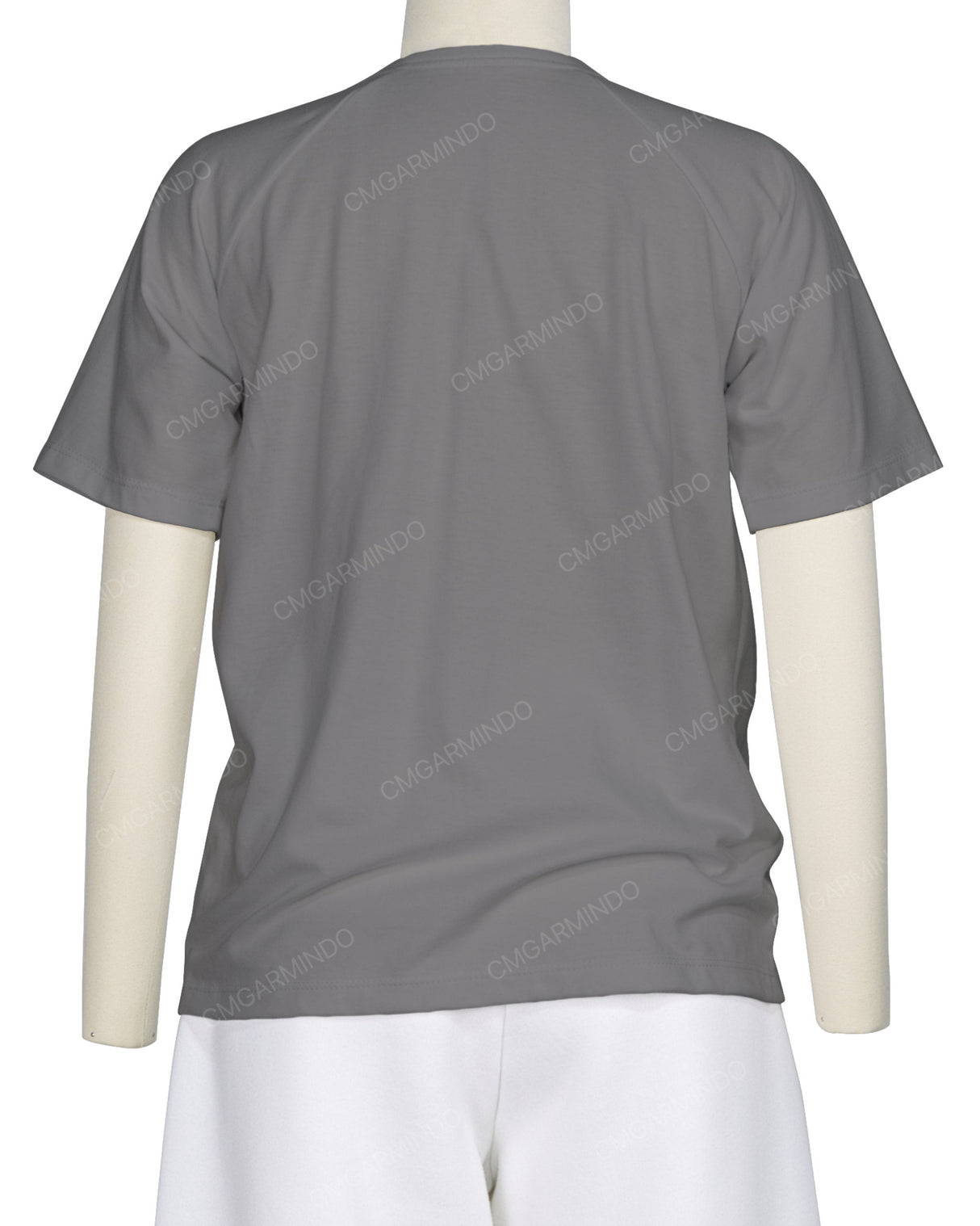 Button Shoulder Raglan T-Shirt