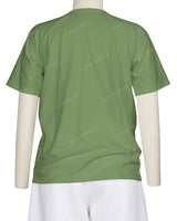 Button Shoulder Raglan T-Shirt