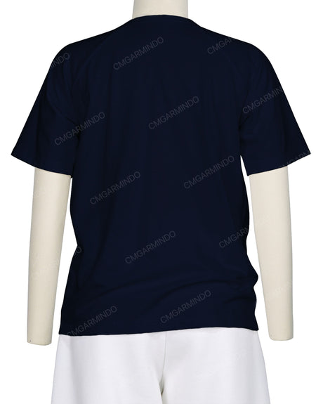 Button Shoulder Raglan T-Shirt