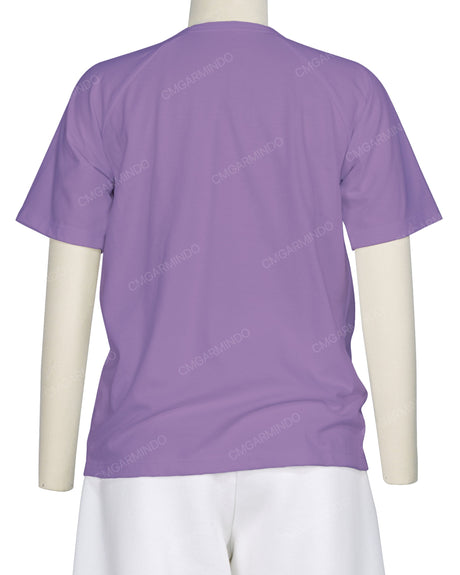 Button Shoulder Raglan T-Shirt