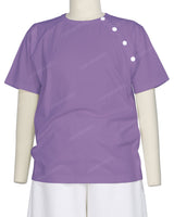 Button Shoulder Raglan T-Shirt