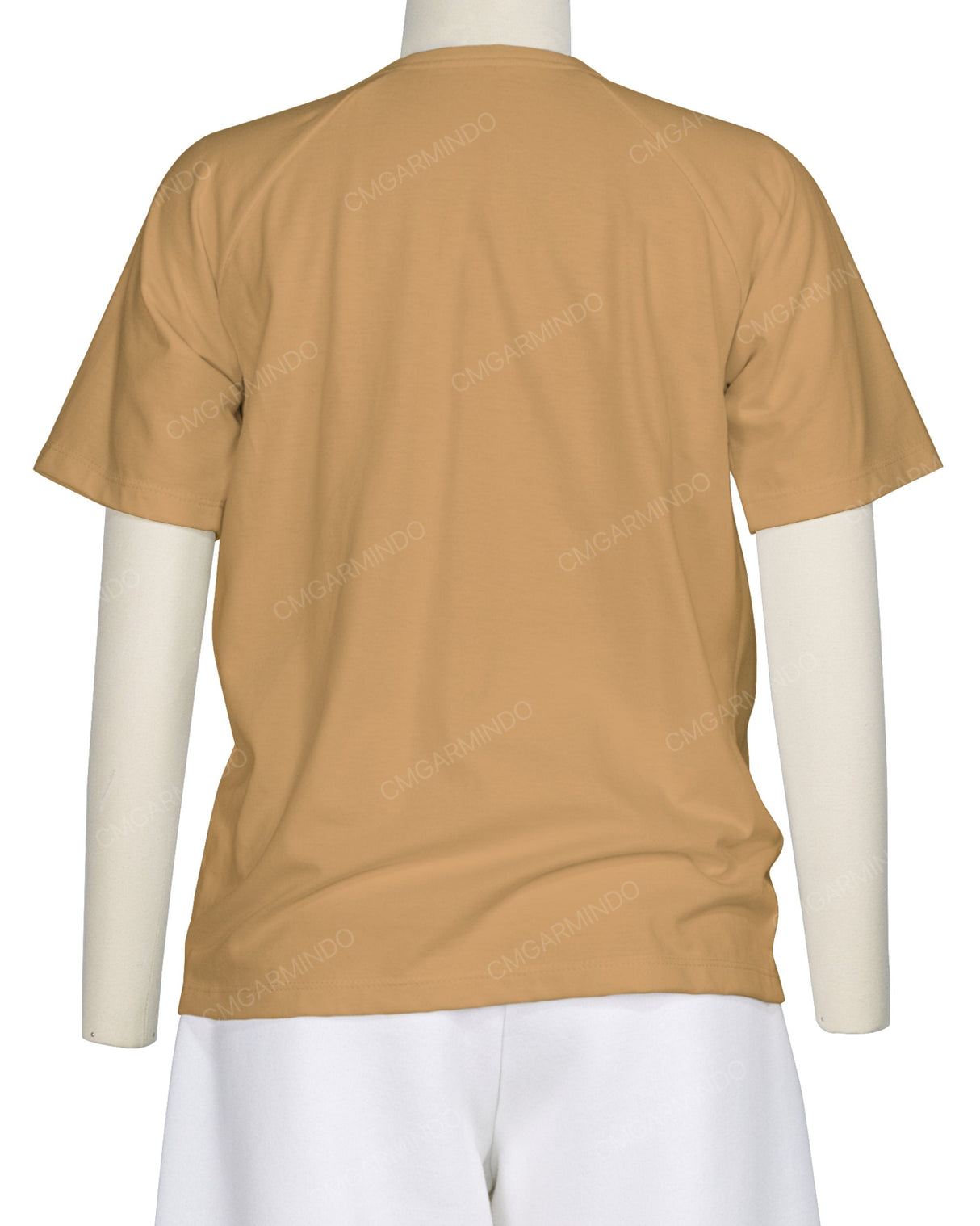 Button Shoulder Raglan T-Shirt