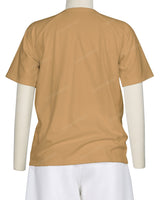 Button Shoulder Raglan T-Shirt