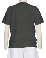 Button Shoulder Raglan T-Shirt
