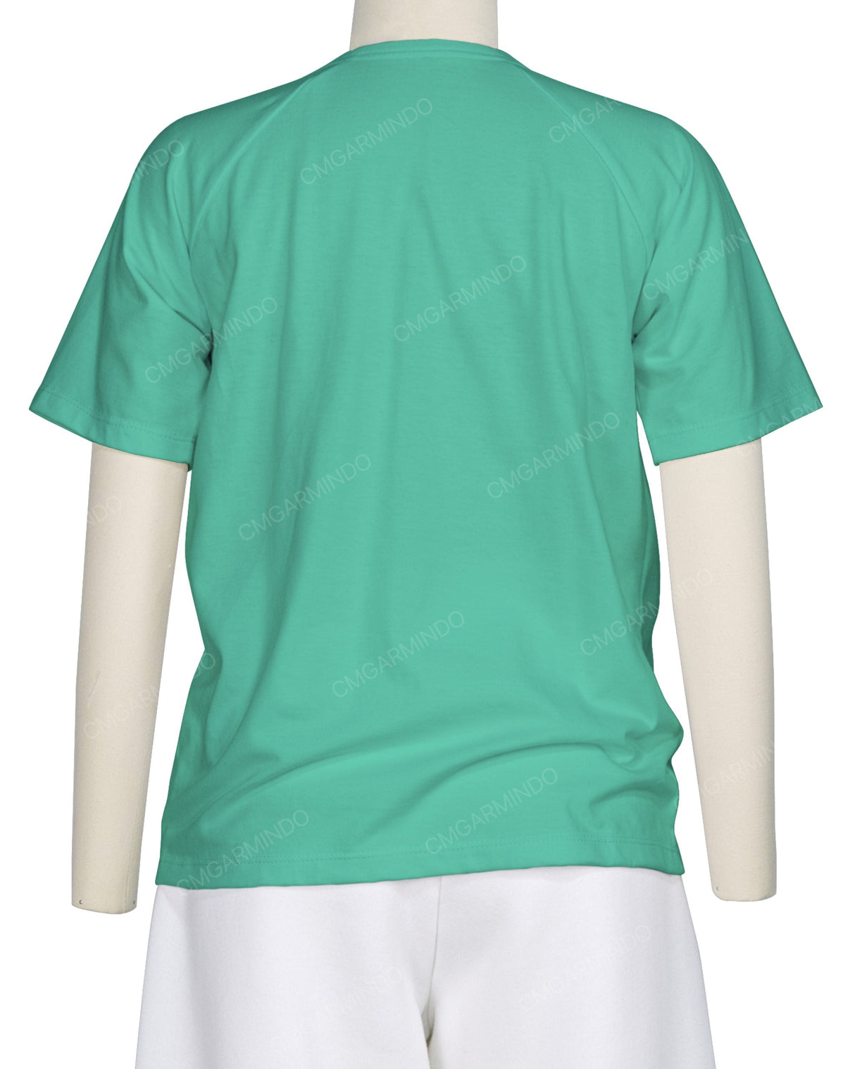 Button Shoulder Raglan T-Shirt