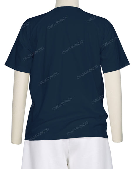Button Shoulder Raglan T-Shirt