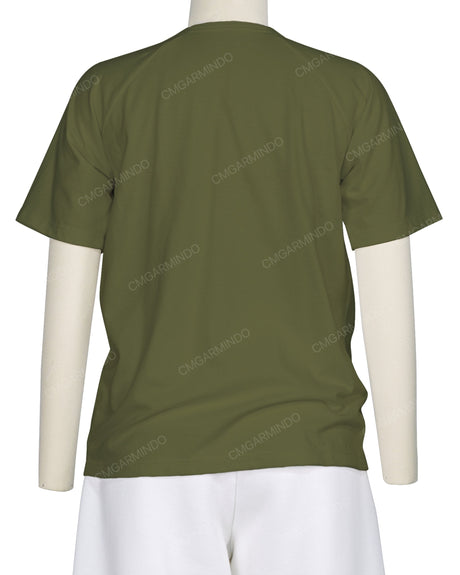 Button Shoulder Raglan T-Shirt