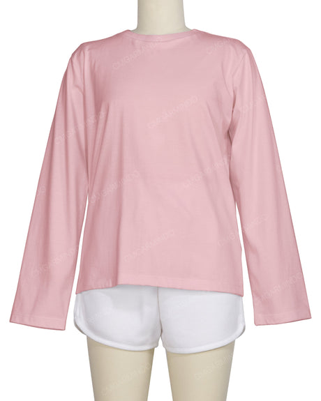 Regular Long Sleeve Crew Neck T-Shirt