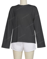 Regular Long Sleeve Crew Neck T-Shirt
