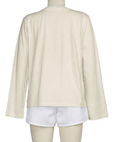 Regular Long Sleeve Crew Neck T-Shirt