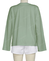 Regular Long Sleeve Crew Neck T-Shirt