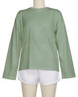 Regular Long Sleeve Crew Neck T-Shirt