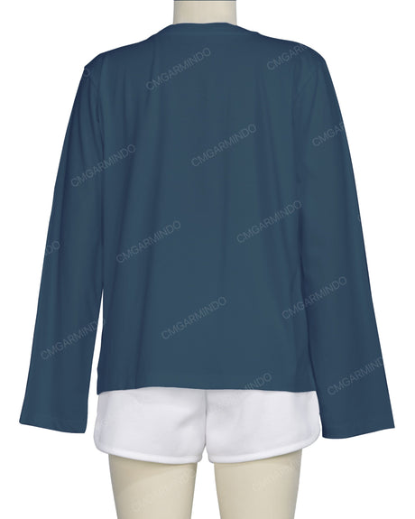 Regular Long Sleeve Crew Neck T-Shirt