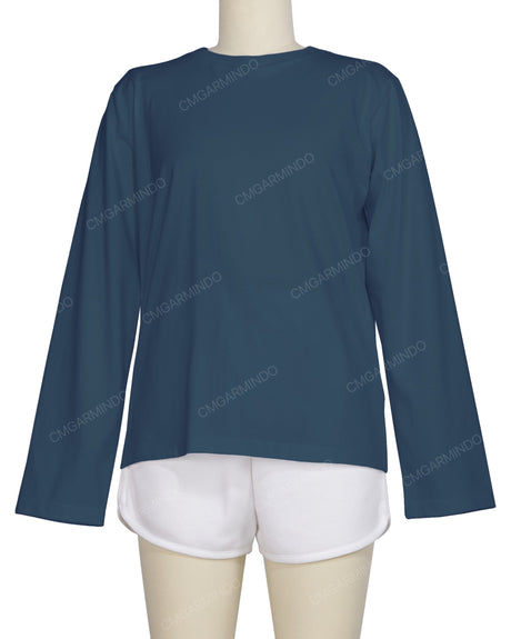 Regular Long Sleeve Crew Neck T-Shirt