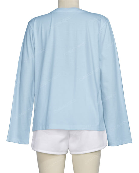 Regular Long Sleeve Crew Neck T-Shirt