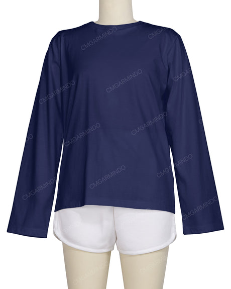 Regular Long Sleeve Crew Neck T-Shirt