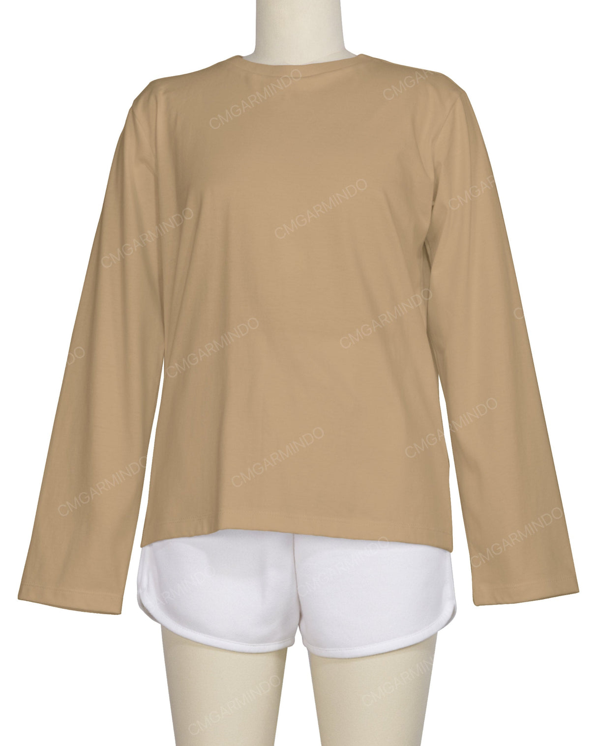 Regular Long Sleeve Crew Neck T-Shirt