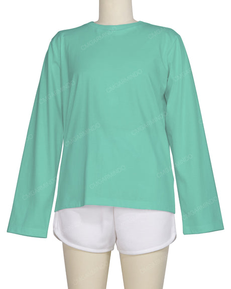 Regular Long Sleeve Crew Neck T-Shirt