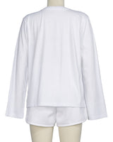 Regular Long Sleeve Crew Neck T-Shirt