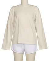 Regular Long Sleeve Crew Neck T-Shirt