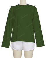 Regular Long Sleeve Crew Neck T-Shirt
