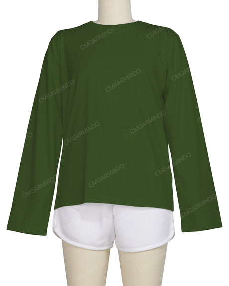 Regular Long Sleeve Crew Neck T-Shirt