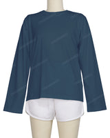Regular Long Sleeve Crew Neck T-Shirt