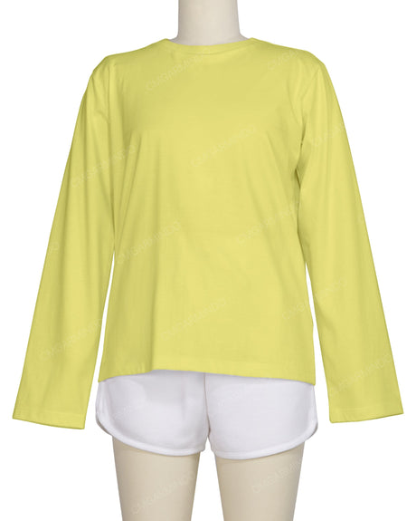 Regular Long Sleeve Crew Neck T-Shirt