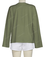 Regular Long Sleeve Crew Neck T-Shirt