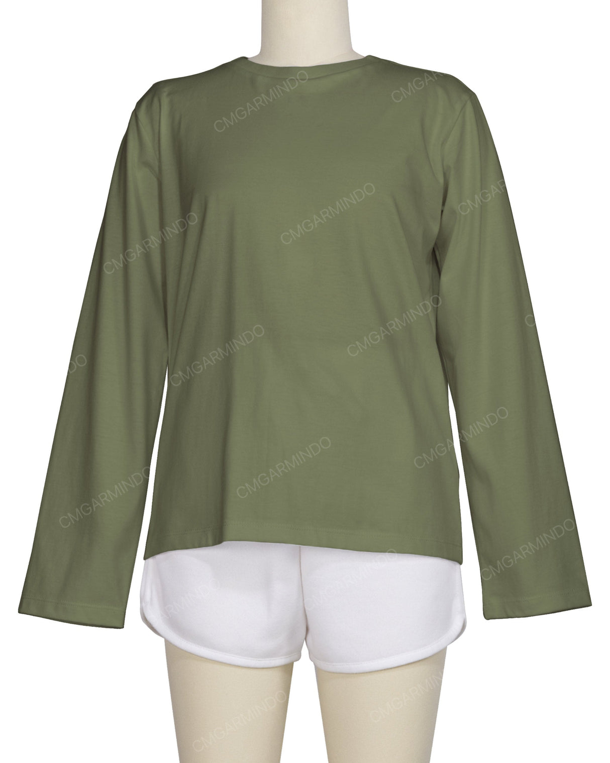 Regular Long Sleeve Crew Neck T-Shirt
