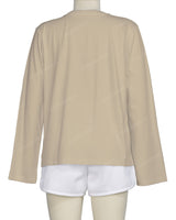 Regular Long Sleeve Crew Neck T-Shirt