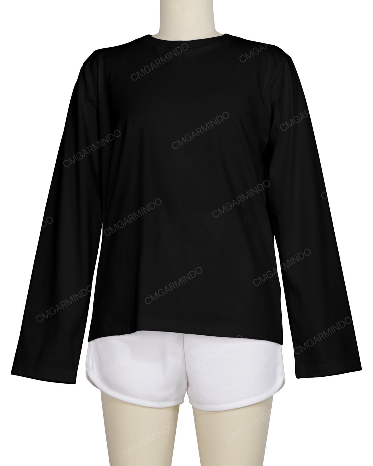 Regular Long Sleeve Crew Neck T-Shirt