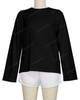Regular Long Sleeve Crew Neck T-Shirt