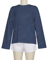 Regular Long Sleeve Crew Neck T-Shirt
