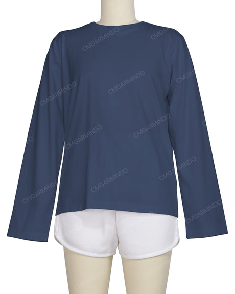 Regular Long Sleeve Crew Neck T-Shirt