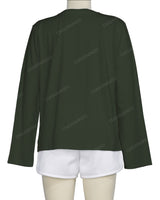 Regular Long Sleeve Crew Neck T-Shirt