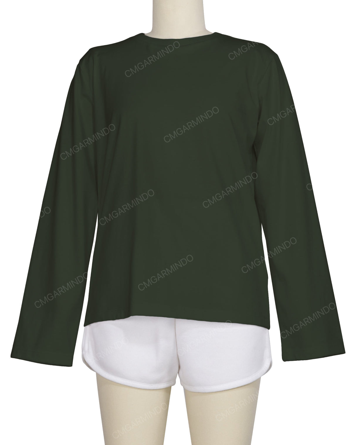 Regular Long Sleeve Crew Neck T-Shirt