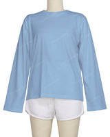 Regular Long Sleeve Crew Neck T-Shirt