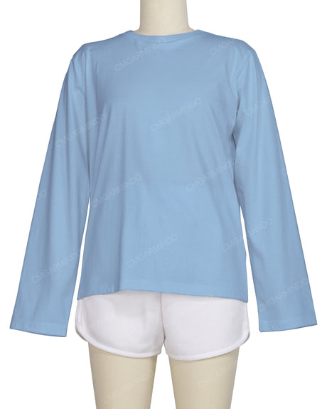 Regular Long Sleeve Crew Neck T-Shirt