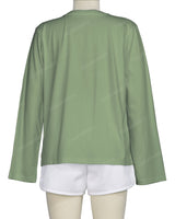 Regular Long Sleeve Crew Neck T-Shirt