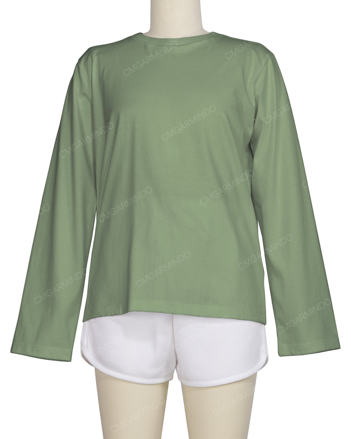 Regular Long Sleeve Crew Neck T-Shirt