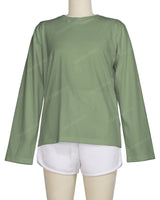 Regular Long Sleeve Crew Neck T-Shirt