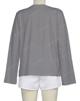 Regular Long Sleeve Crew Neck T-Shirt