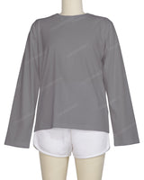 Regular Long Sleeve Crew Neck T-Shirt