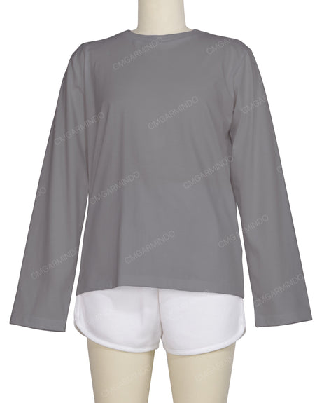 Regular Long Sleeve Crew Neck T-Shirt